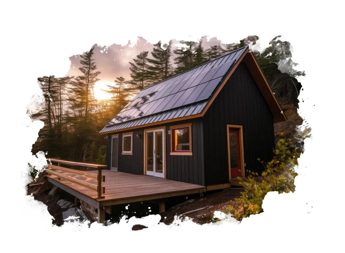 Off the Grid wonen in een tiny house - zelfvoorzienend